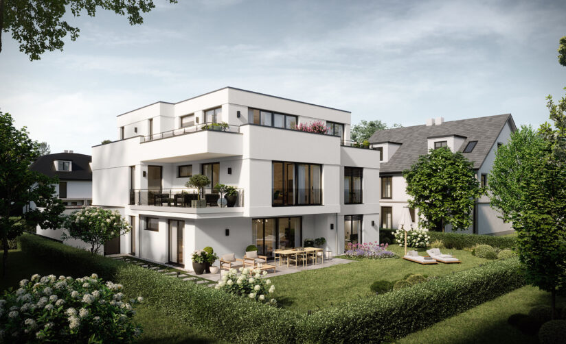 Großhadern | Sales start of a three-family villa with timeless architecture