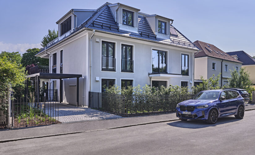 Munich-Freimann | Photo shooting completed Multi-family house