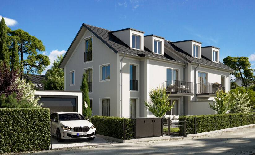 Starting sale | twin houses in Garching, Munich