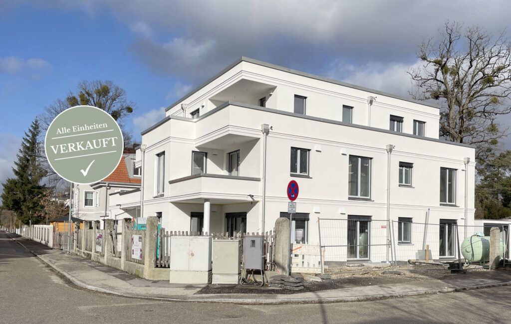 Foto einer Baustelle in Pasing, Am Stadtpark von dem Bauträger DOMINO BAU