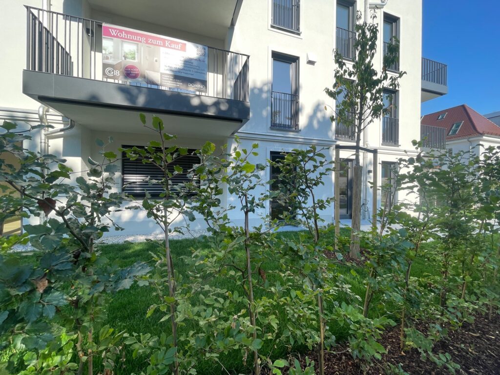 Gartenbepflanzung Neubauprojekt München