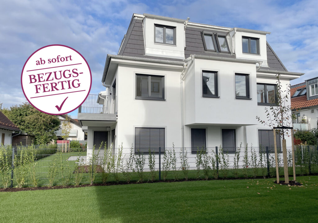 Neubau von zwei Neubau Mehrfamilienhäuser mit 8 Wohnungen und Tiefgarage von DOMINO Bau in München-Trudering