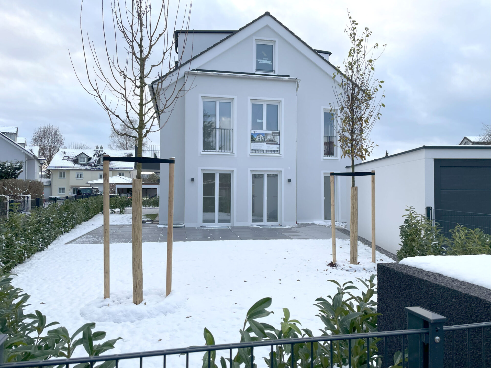 Stilvolle Neubau-Doppelhaushälfte in Garching bei München 