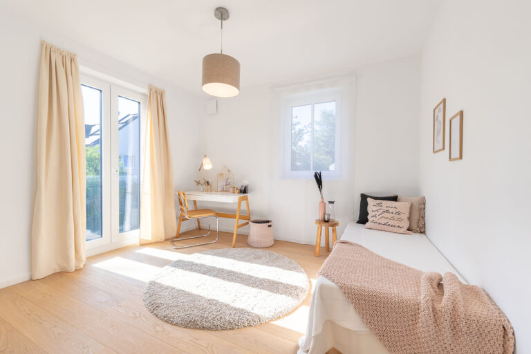 THA32_Kind Foto eines Kinderzimmers in einem Neubau Mehrfamilienhauses mit fünf Wohnungen und Tiefgarage von DOMINO Bau in der Thaddäus-Eck-Straße in München-Obermenzing