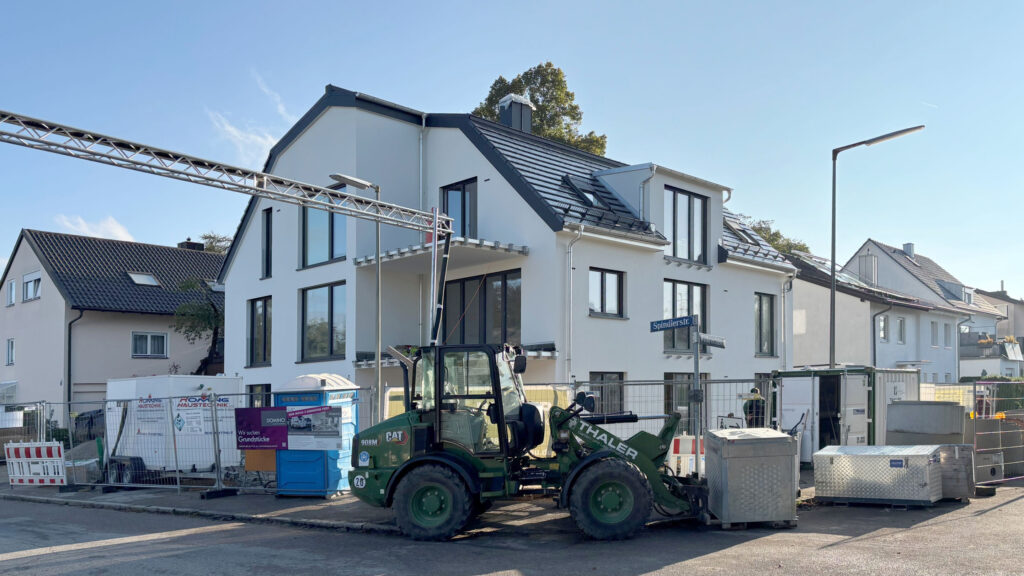 Abbildung eines Neubau-Mehrfamilienhauses in Solln